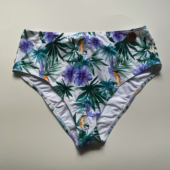 🆕Two piece Tropical swimsuit, top L, bottom XL - Picture 7 of 15